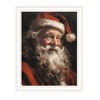 HomeRoots Old World Santa Claus White Framed Wall Art - 4 of 4