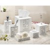 Creative Scents Mirror Janette Square White Tissue Box Cover - 4 of 4