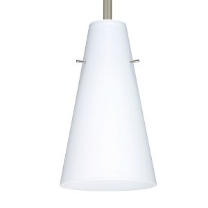 Besa Lighting Cierro 1 - Light Pendant in  Satin Nickel - 1 of 1