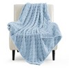 Cozy Comfort by Bedsure | Cute Soft Cozy Checkered 260GSM Throw Blanket for Couch Twin Size White - 2 of 4