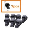 Ceramic Skulls for Fire Pit, Outdoor Fire Tables, Reusable Spooky Imitated Human Skull Gas Log for Party, Bonfire, Campfires, Fireplaces - 4 of 4
