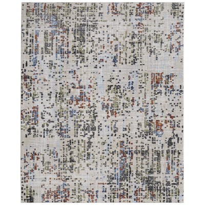 Sonora Modern Abstract Ivory/Green/Blue Area Rug