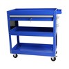 NicBex Rolling Tool Cst Steel Tool Cart with Wheels and Multilayer Storage for Workshop Garage, Blue - 3 of 4