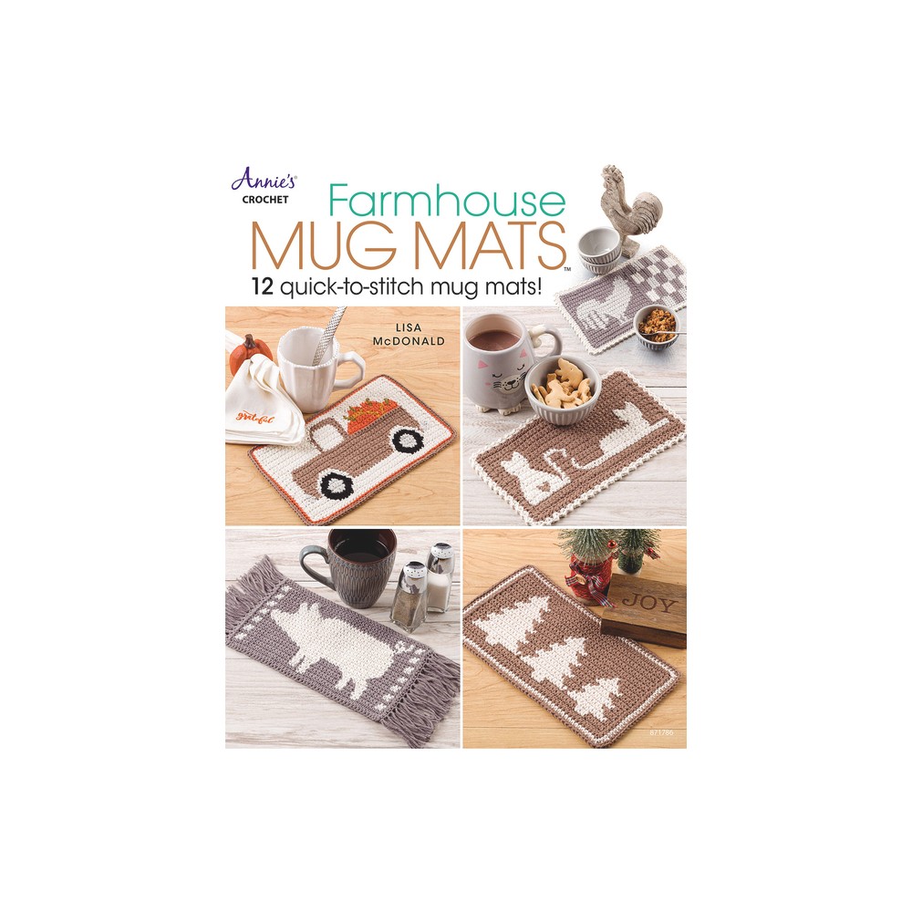ISBN 9781640254619 product image for Farmhouse Mug Mats - by Lisa McDonald (Paperback) | upcitemdb.com