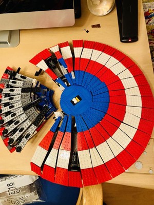 Here's our first look at LEGO's new 3,100-piece Captain America shield set