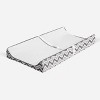 Bacati - MixNMatch Gray White Changing Pad Cover - 2 of 4