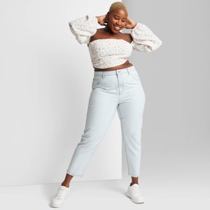Women's Super-High Rise Tapered Jeans - Wild Fable™ - 1 of 3