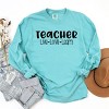 Simply Sage Market Teacher Live Love Learn Garment Dyed Long Sleeve - 3 of 4