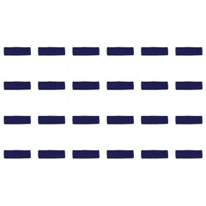 24 Pack Workout Headbands Bulk Set for Teams Gyms or Events - 1 of 4