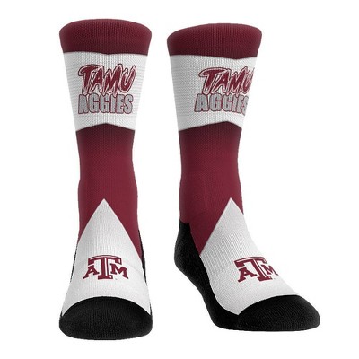 NCAA Texas A&M Aggies Adult Battle Call Crew Socks - L/XL