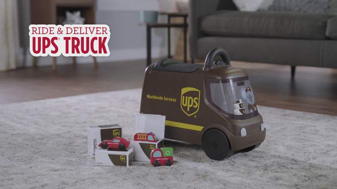 Radio Flyer UPS Delivery Truck Ride-On, 2 of 16, play video