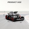 Go Kart, Electric Drift Kart Car with Adjustable Seat, 24V 7Ah Outdoor Ride On Toy, 8.1 MPH, LED Lights, Toy Race Car for Kids 6-12 Years Old - 3 of 4