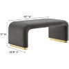 Modway Koda Performance Velvet Waterfall Ottoman - 2 of 3