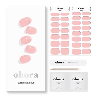 Ohora Gel Nail Art Basic Line - Tender Pink - 30pc_2