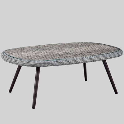 wicker coffee table target