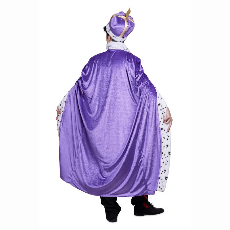 Toynk Royal King Cape and Crown Adult Costume Set | One Size Fits Most, 4 of 6