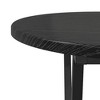 Clihome Modern Durable Oval Coffee Table, 31.5 Inch Industrial Center Table for Modern Living Room & Small Spaces - 4 of 4
