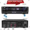 Pyle PT390AU 300W 4-Channel Digital Home Theater Stereo Receiver with AM/FM Radio, USB, Aux Input - Black - 2 of 4