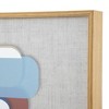 16"x20" Layered Shapes Framed Mirror Art - A&B Home: Abstract, Gold Polystyrene Frame, Digital Art - 2 of 4