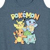 Women's - Pokémon - Kanto Starters Graphic Racerback Tank - 2 of 4