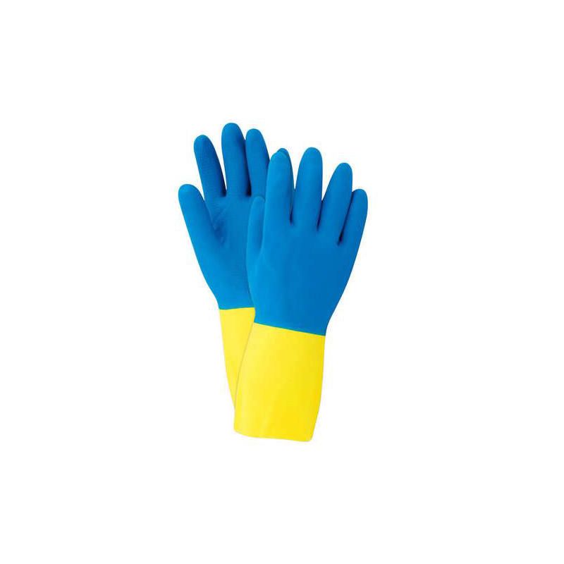 Soft Scrub Neoprene Cleaning Gloves M Blue 1 pair, 1 of 4