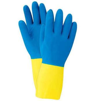 Soft Scrub Neoprene Cleaning Gloves M Blue 1 pair