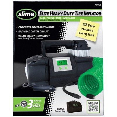 Slime Elite 40063, 12 V 99 psi Tire Inflator