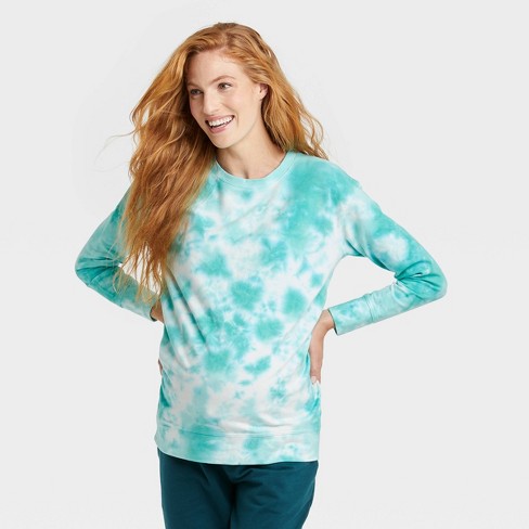 Match Back Maternity Sweatshirt - Isabel Maternity By Ingrid & Isabel™ Mint  Tie-dye Xs : Target