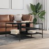 vidaXL Coffee Table Storage End Table Living Room Furniture Engineered Wood - 3 of 4
