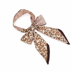 Unique Bargains Fashionable Flower Head Scarf Brown 1 Pc : Target