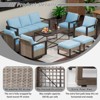 UPTIOT 8-Piece Outdoor Patio Conversation Set - 4 of 4