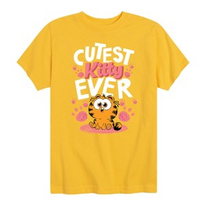 Boys' - Garfield - Cutest Kitty Ever Short Sleeve Graphic T-Shirt - 1 of 4