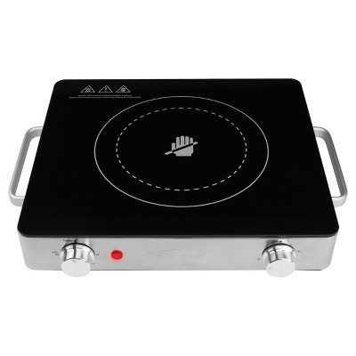 Brentwood Electric 1000w Single Hot Plate In Chrome Finish : Target