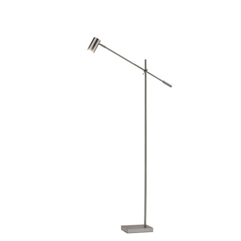 58 X 63 3-way Collette Floor Lamp (includes Led Light Bulb) Steel - Adesso  : Target