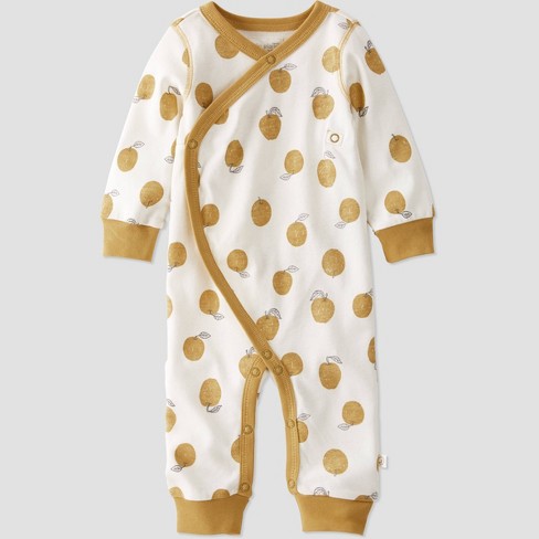 Baby Organic Cotton Wrap Ochre Sleep N' Play - little planet by carter's Yellow - image 1 of 3