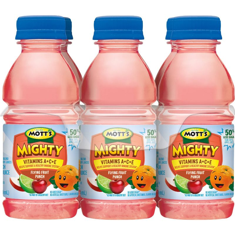 Mott&#39;s Mighty Fruit Punch Juice Drink - 6pk/8 fl oz Bottles, 5 of 9