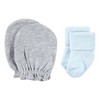 Hudson Baby Infant Boy Socks and Mittens Set, Safari Boy, 0-6 Months - 3 of 4