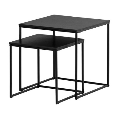 Set Of 2 Slendel Nesting Tables Black Oak South Shore Target
