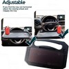 Zone Tech Car Steering Wheel Eating Tray Desk - Multi-Functional Black Portable Vehicle Laptop, Notebook, Tablet, and Food Eating Table for Drivers - 4 of 4