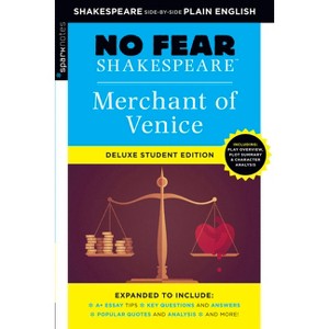 Merchant of Venice - (Sparknotes No Fear Shakespeare) by  William Shakespeare & Sparknotes (Paperback) - 1 of 1