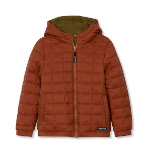 Lands' End Kids Quilted Reversible Water Resistant Jacket - Large