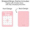 Big Dot of Happiness Pink Elegantly Simple - Find the Guest Bingo Cards and Markers - Wedding & Bridal Shower Bingo Game  Set of 18 - 3 of 4
