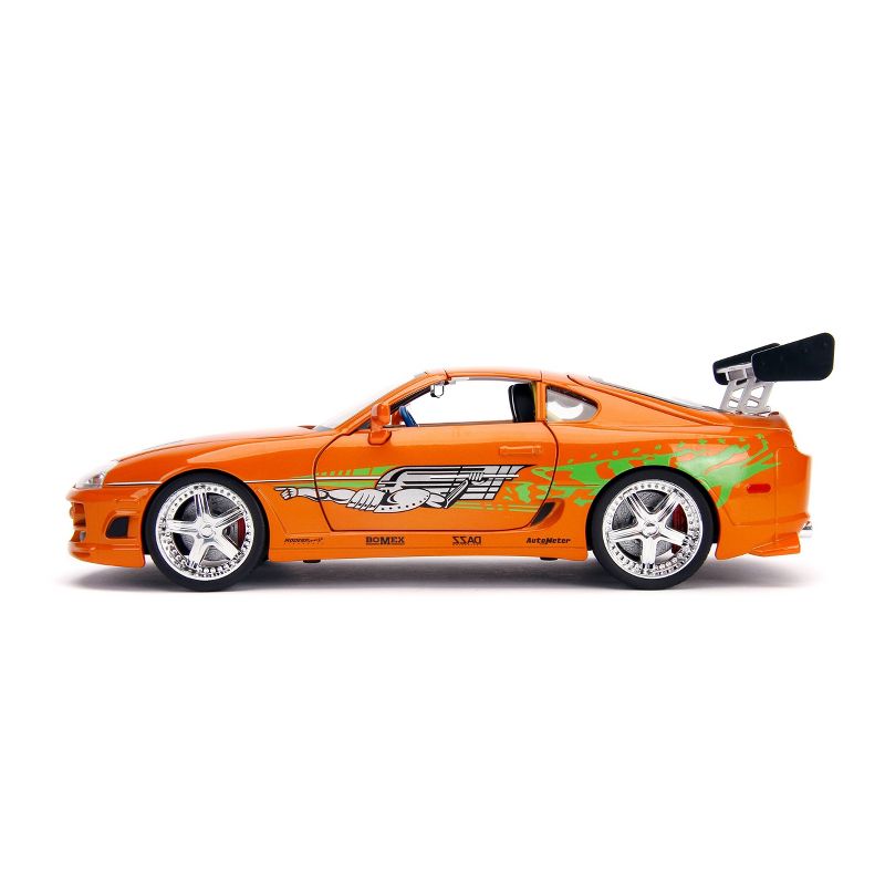 Fast &#38; Furious 1:18 Scale Toyota Supra Die-cast Vehicle with Brian Figure, 5 of 10