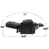 Genuine Leather Dual Motor Power Lift Recliner Chair with 8-Point Vibration Massage & Lumbar Heating, Up to 350 lbs - 4 of 4