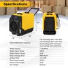 Costway 190 PPD Commercial Dehumidifier Rotational Molded Industrial Dehumidifier with Pump Blue/Yellow - 3 of 4