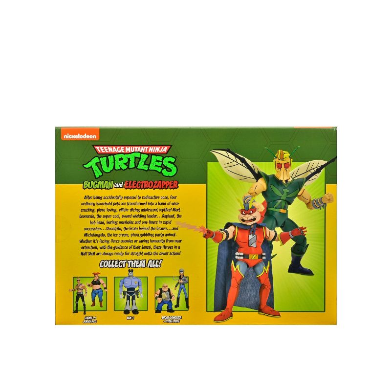 NECA Teenage Mutant Ninja Turtles Cartoon 7&#34; Scale Bugman and Electro Action Figure Set - 2pk, 3 of 9