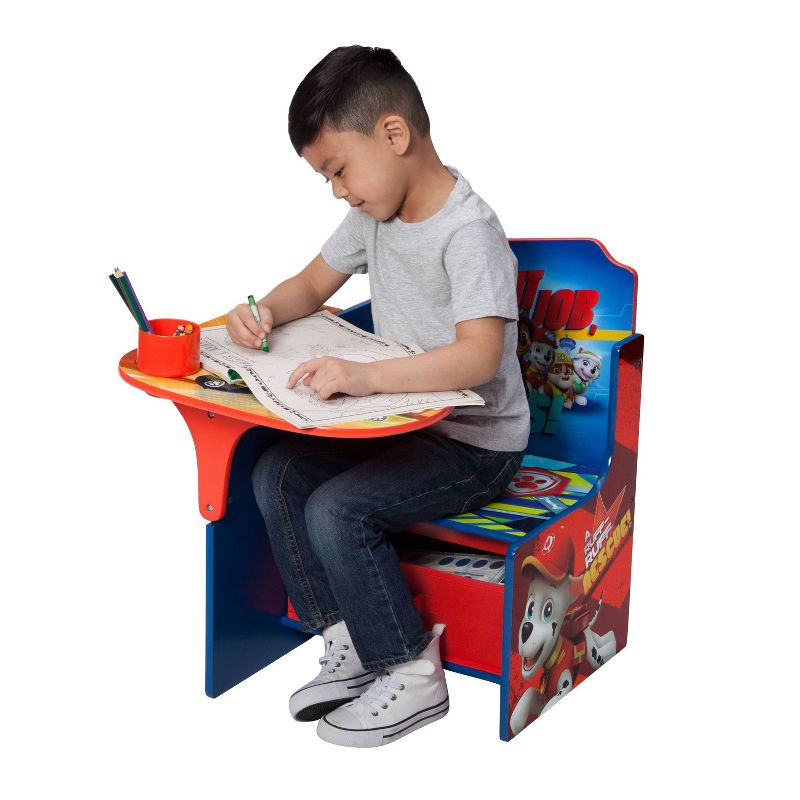 Disney PAW Patrol Kids&#39; Chair Desk with Storage Bin - Delta Children, 3 of 10