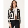 INSPIRE CHIC Women's Faux Fur Paneled PU Leather Thick Parka Jacket Warm Winter Coat - 3 of 4