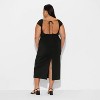 Women's Backless Cap Sleeve Midi Bodycon Dress - Wild Fable™ - 3 of 3