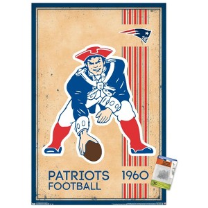 Trends International NFL New England Patriots - Retro Logo 14 Unframed Wall Poster Prints - 1 of 4